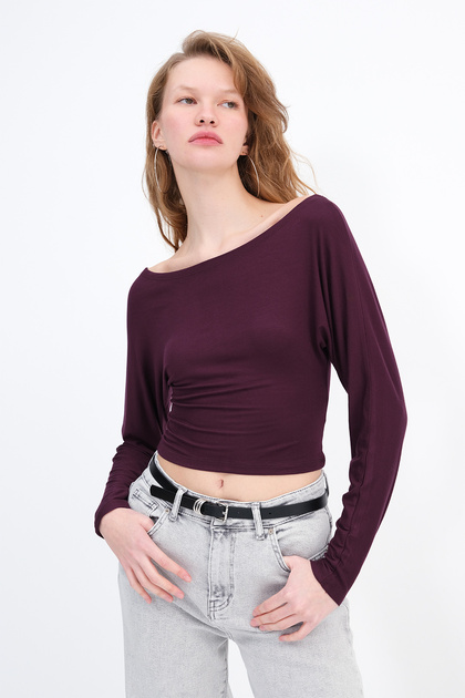 Addax Kayık Yaka Uzun Kollu Bluz P1843 - Fiyatı, Yorumları