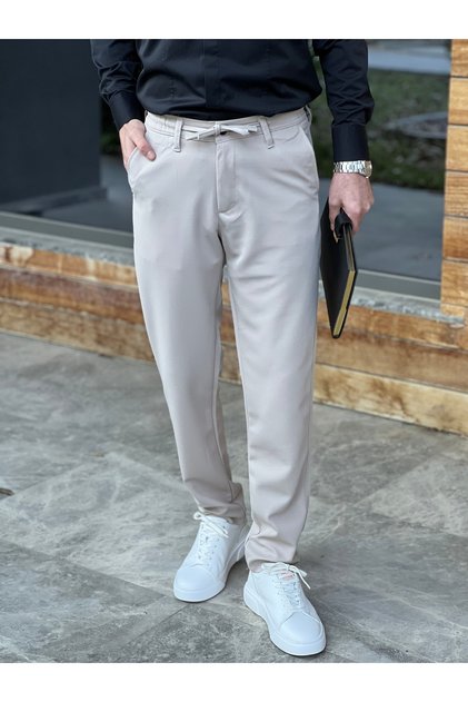 Italian Cut m Transitional Drawstring Sli Slim Fit Skin Pantsuit Ip12 2026