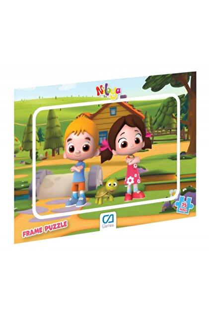 TOHA Niloya Bebek Puzzle 35 Parça - Eğitici Çerçeve Puzzle Yapboz