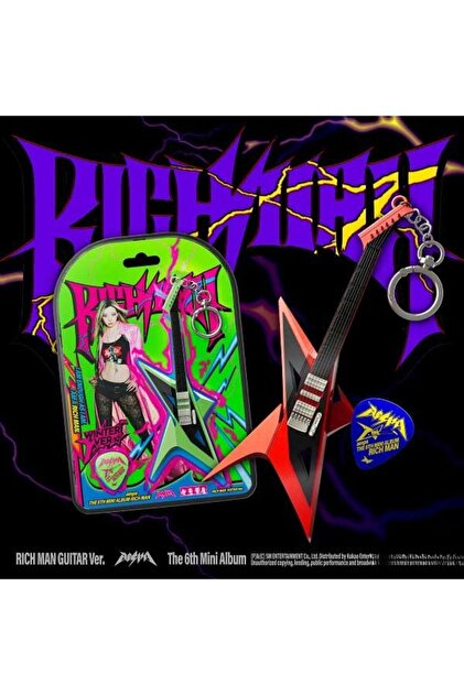 Kpop Dünyasi aespa The 6th Mini Album – Rich Man (RICH MAN GUITAR