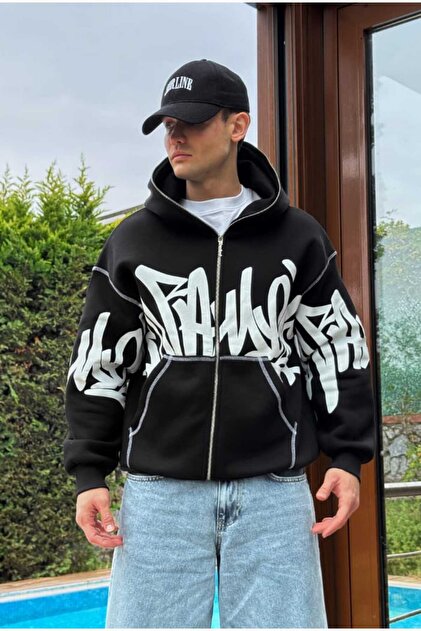 serline Premium Graphic Baskı Full Zip Hoodie - Fiyatı, Yorumları serline Premium Graphic Baskı Full Zip Hoodie - Fiyatı, Yorumları