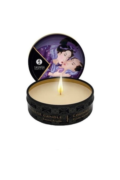 Lumânare de masaj LIBIDO - Shunga, cu aromă de fructe exotice, 30 ml
