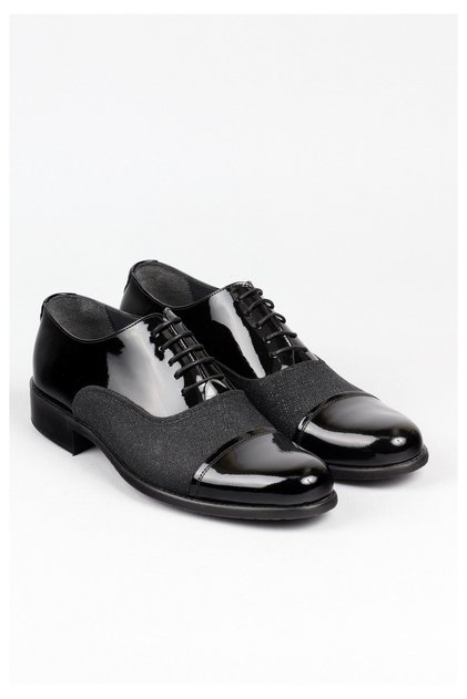 Hld 2030 Special Production Genuine Leather Men's Shoes Black Patent Leather