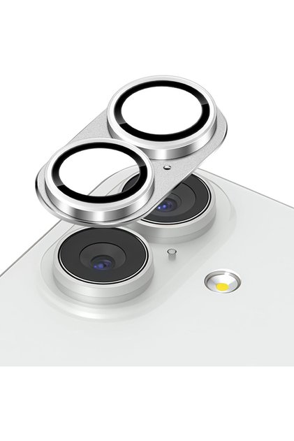 Apple iPhone 17 Compatible Camera Lens Protector Full Coverage Protective Glass with Metal Frame Apparatus
