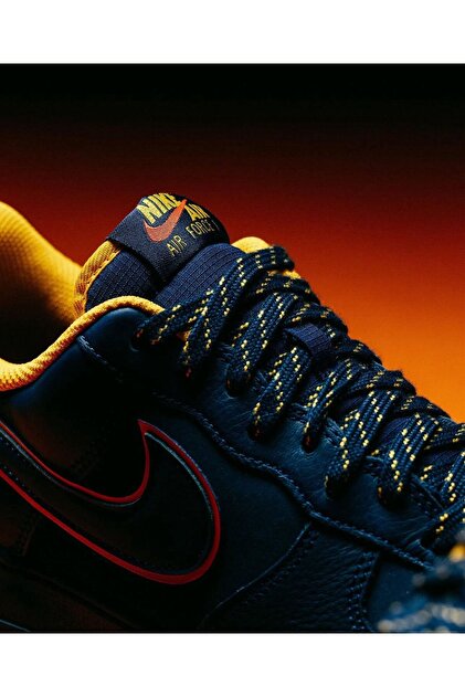 Nike Air Force 1 '07 LV8 'Retro Pack Lettering' Erkek Mavi Sneaker