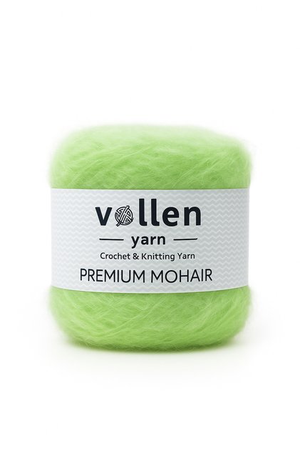 Premium Mohair Knitting Yarn 100Gr 250m – Soft Lightweight Plump Texture | 25% Wool | Shawl Cardigan Sweater Scarf Rope