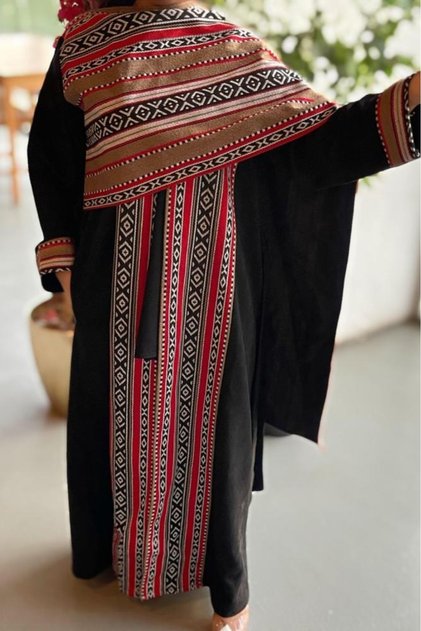 Sadu abaya with shawl