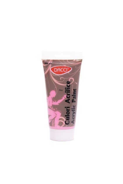 Ακρυλικό χρώμα, Daco, 200 ml, ροζ
