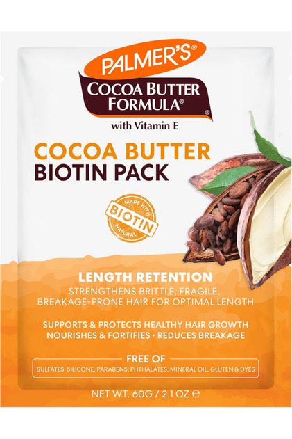Cocoa Butter Formula Biotin Pack-Strengthen Brittle Fragile Breakage Prone Hair 60gm