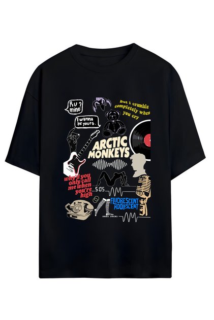Arctic Monkeys Designed Unisex Cotton T-Shirt