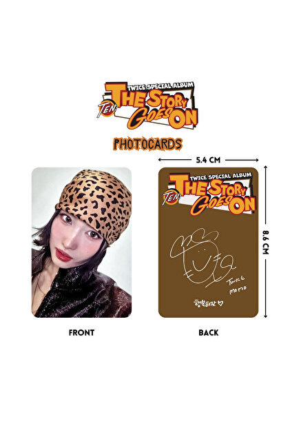 Kpop Dünyasi TWICE Momo '' TEN : The Story Goes On '' Photocards
