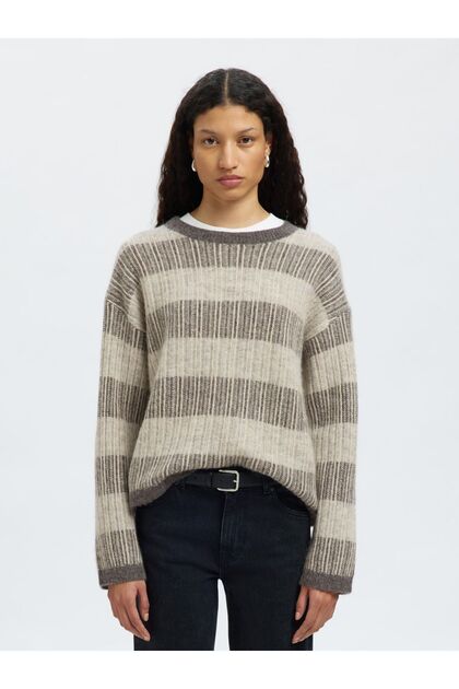 Strickpullover aus Wollmix