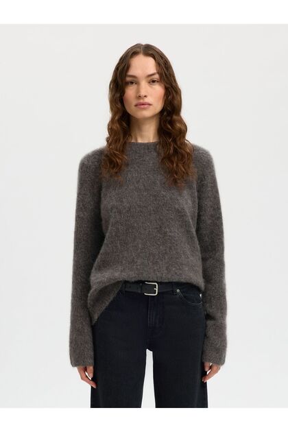 Strickpullover aus Wollmix
