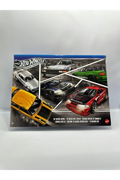 BTA OYUNCAK Silver Series Japanese Cars Series Set of 6- Trendyol