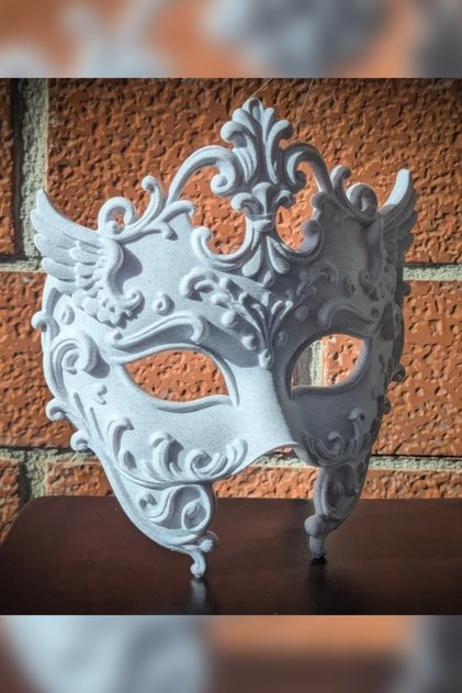 Celestial Koruyucu Maske – Dekoratif Kostüm ve Duvar Aksesuarı | 3D Baskı Sanatsal Maske