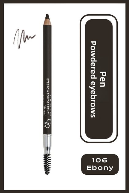 Eyebrow Powder Pencil No: 106 Ebony - Pudralı Kaş Kalemi