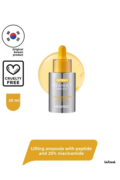 Peptide 9 Vitanol Ampoule Pro 30 مل أمبولة رفع تحتوي على الببتيد والنياسيناميد 20%