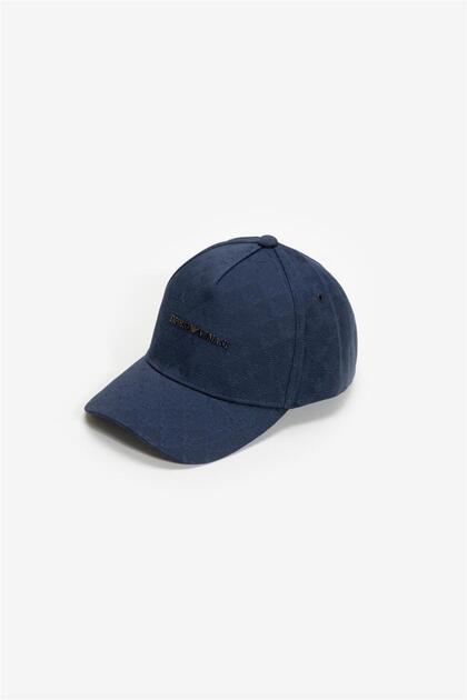 Emporio Armani Logo Detaylı Pamuklu Şapka Erkek ŞAPKA 627924 CC985