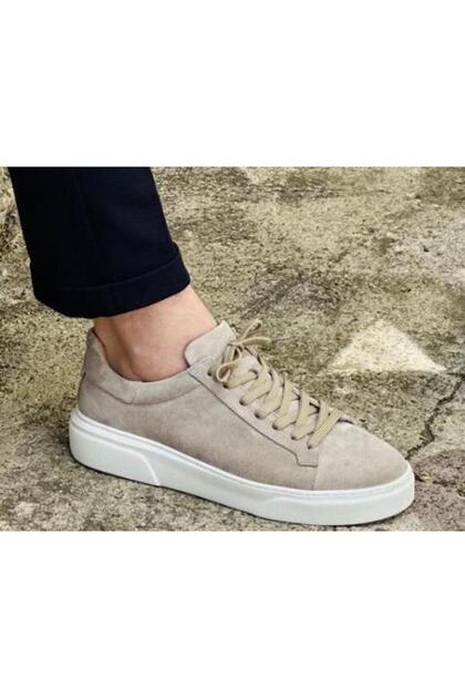 2501 Footcap 38/47 Men's Genuine Leather High Sole Premium Sneaker Shoes