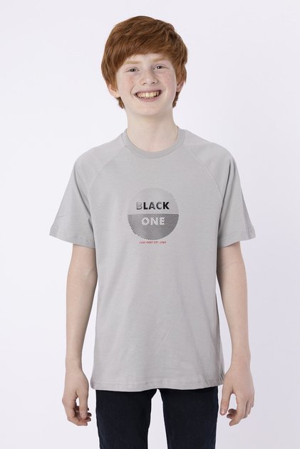100% Cotton Single Jersey Fabric Injection Printed Boy's Crew Neck T-shirt Summer