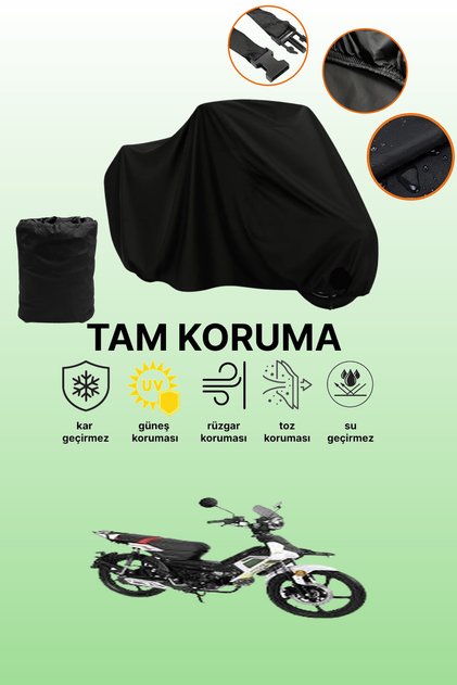 Black Altai Tank S50 Compatible Engine Cover, Protective Cover, Motorcycle Cover