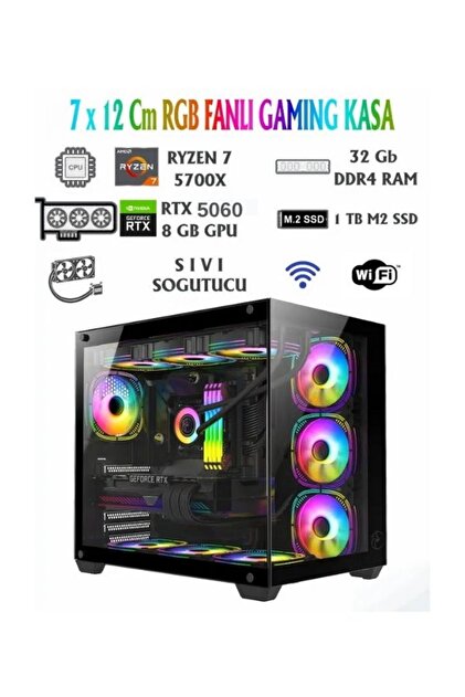 RAMTECH BİLGİSAYAR SUPPLEY RYZEN 7 5700X / RTX 5060 8GB / 32GB RAM
