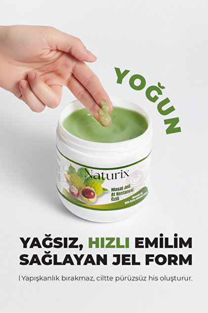 Naturix At Kestanesi Masaj Jeli 500 Ml 3'lü Horse Chestnut Masaj