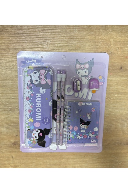 SANRIO Kuromi Kırtasiye Seti 9 Parça Cüzdanlı - Fiyatı, Yorumları