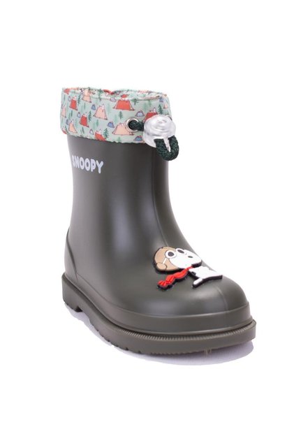 Igor W10277 Bimbi Snoopy Khaki Orthopedic Boy's Rain Boots
