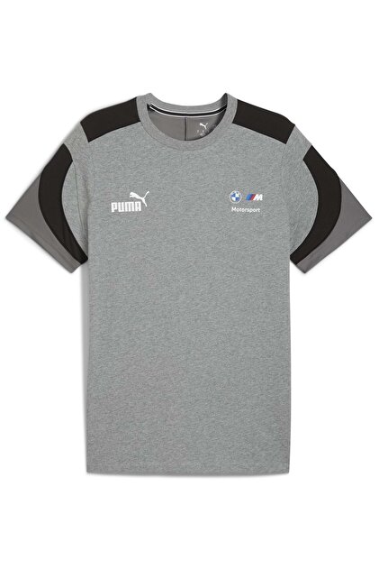 PUMA グレー Tシャツ 神村ロゴ入り Puma 632515 BMW MMS MT7+ Tee Tişört Erkek T-Shirt GRİ - Fiyatı