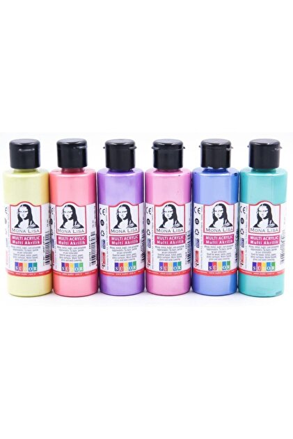 Südor Mona Lisa 6x70ml Akrilik Boya - METALİK Set - Fiyatı, Yorumları