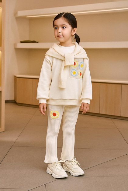 Girl's Camisole Tee Suit