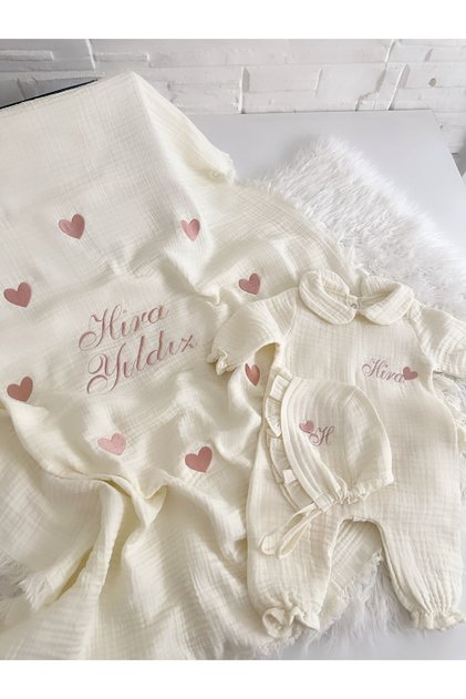 Muslin Heart Embroidered Mistake Kit