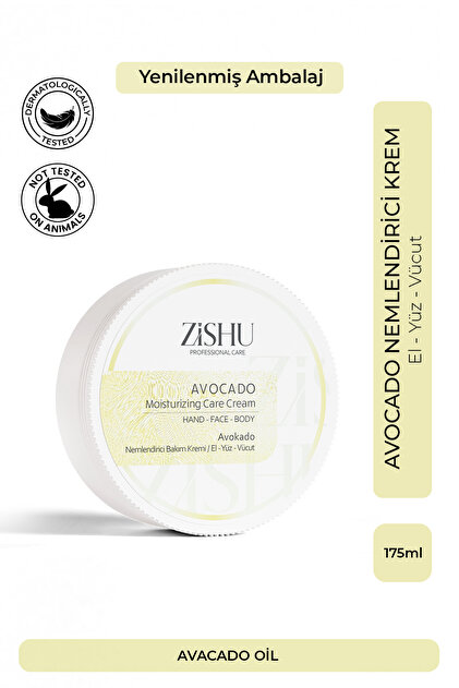 ZİSHU Avokado Nemlendirici Krem – El, Yüz ve Vücut - 175ml
