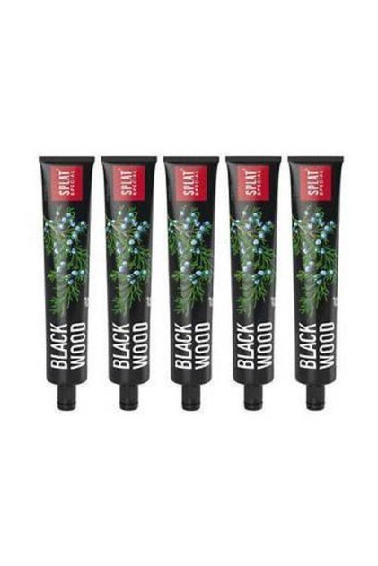 Blackwood Kömür Diş Macunu Beyazlatıcı Florürsüz Siyah Diş Macunu 75 ML - 5 Adet