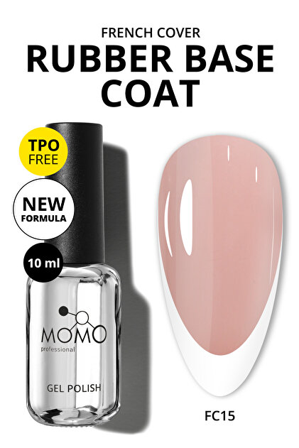 MOMO professional Kalıcı Oje French Color Base Coat CB04, Açık Bej