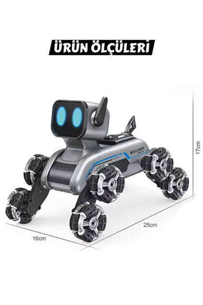 Nilly Toys JIN-2950 ROBOT KÖPEK BİLEKTEN KONT 2 4G 8 TEKER MÜZİKLİ