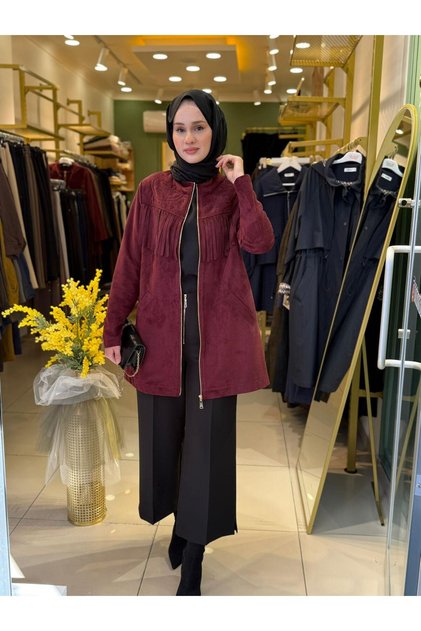Queen Kısa Geniş Paça Pantolon 5565 Siyah