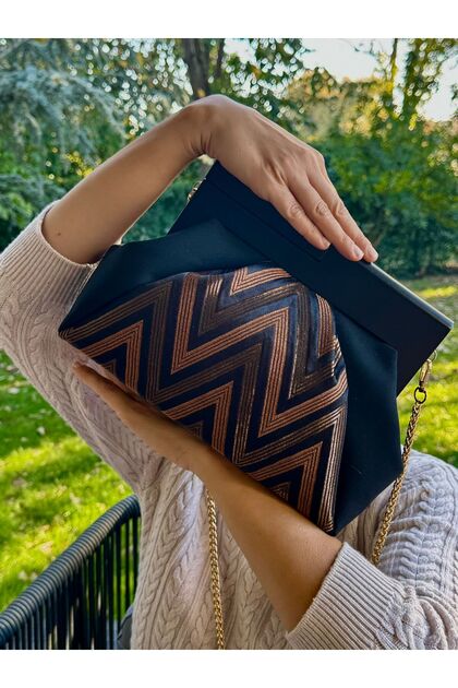 JOPHIEL ATELIER Portföy Çanta, Clutch, Patchwork, El Çantası