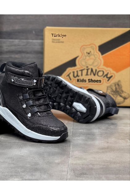 Tutinom Girl Winter Αντιολισθητική Σόλα Αδιάβροχη Velcro Μποτάκια
