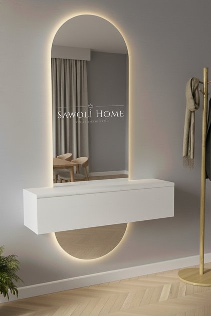 Lotus Dresuar 60 cm Beyaz ( Aynasız)