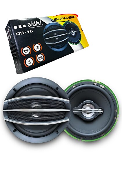 Sunask A/d/s Audıo 16 Cm 700 Watt Oto Hoparlör 2 Adet 1. Sınıf