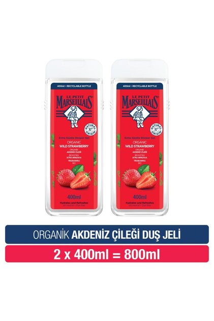 Akdeniz Çileği Duş Jeli 400 ml X 2 Adet