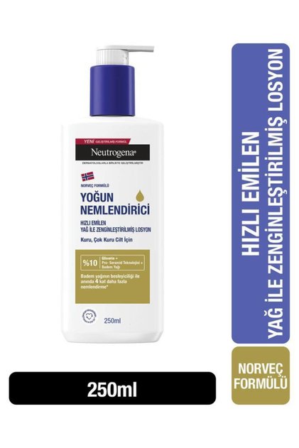 Yağ ile Zenginleştirilmiş Losyon 250 ml