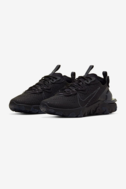 mens nike react vision triple black