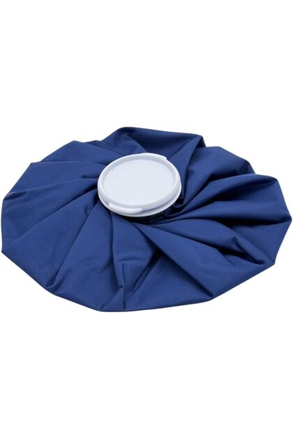 Large Reusable Ice Pack with Fabric Cover, 11-inch Navy Blue Cold Compress for Pain Relief