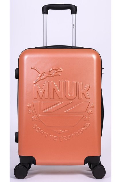 MANCHESTER PC+ABS with 3D Logo, Lightweight, TSA Lock- Rose Gold 20-inch