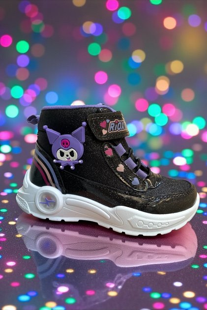 Girl's Winter Velcro Anatomical Sole Comfortable Boots Silver Pink