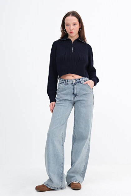 ピョン Addax Şardonlu Kapüşonlu Crop Sweatshirt H1526-İ9 - Fiyatı, Yorumları