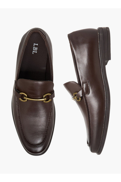 Men Horse Bit Detail Loafers